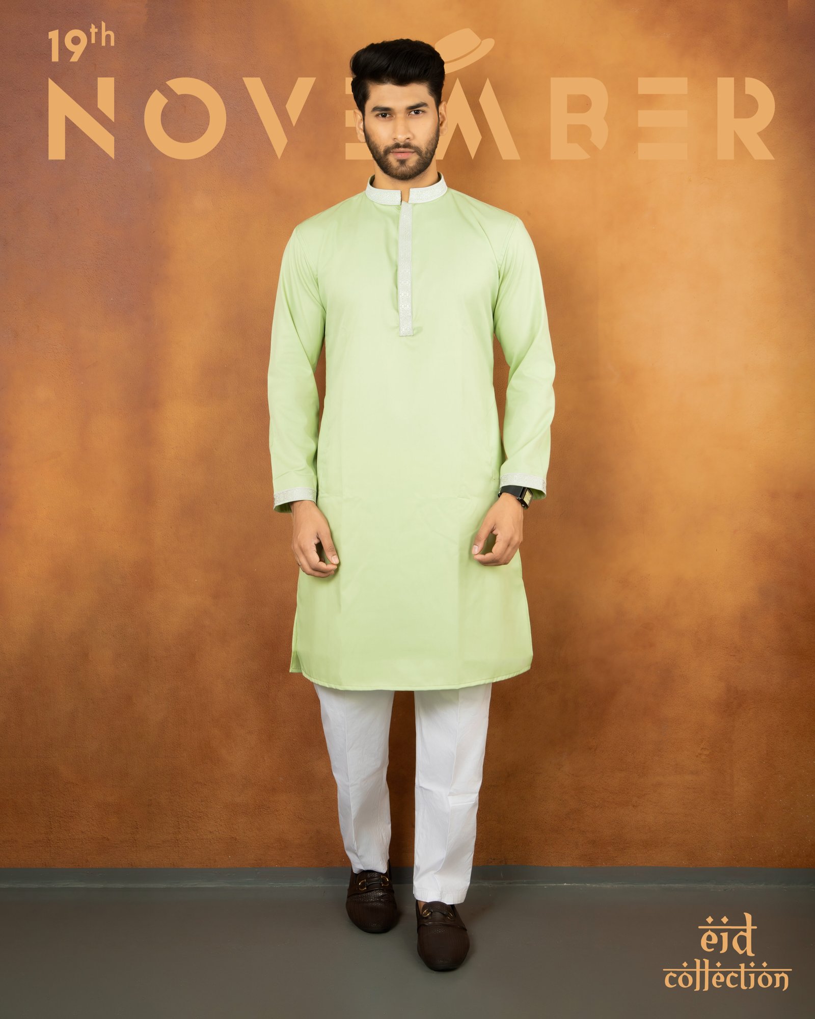 luxury panjaby by 19th November mint open sleeve